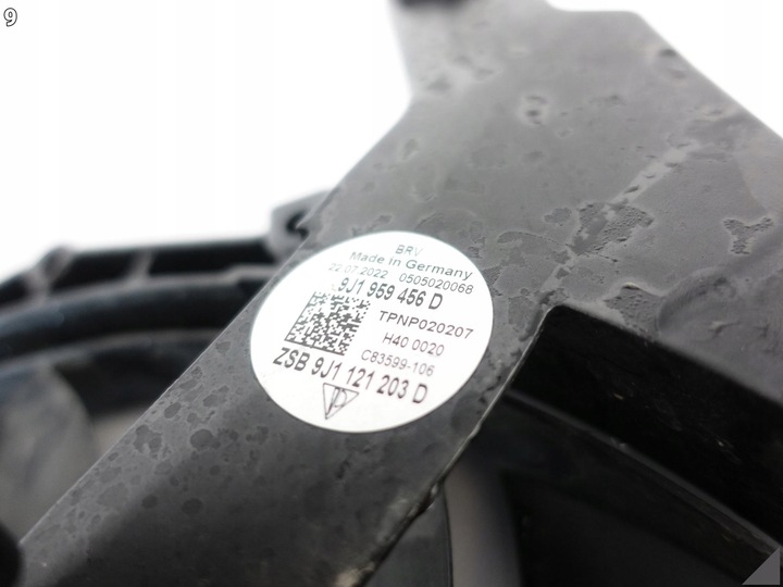 фото №10, Audi e-tron gt rs 4j3 porsche taycan 9j1 вентилятор вентилятор корпус лівий