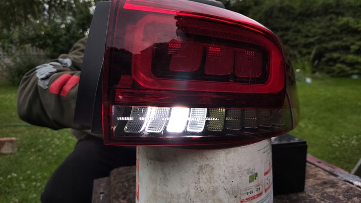 фото №14, Mercedes glb w 247 передній рестайлінг лампа повний led правий зад задня європа lt80