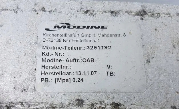 фото №3, Радиаторов интеркулер воздуха daf 75 cf евро 5