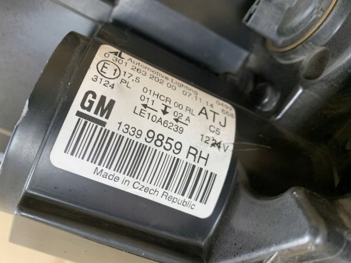 фото №13, Opel zafira c лампа перед права гарна звичайна лінза eu