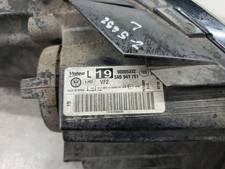 фото №7, Фара передня ліва bixenon vw passat b7 3ab941751 8k0941597b 90005332 valeo