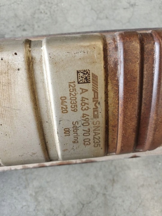 фото №6, Mercedes g63 amg глушитель выхлоп a4634907303 a4634907003 правые левый