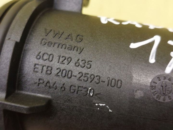 фото №5, Skoda rapid ii 1.6 tdi шланг турбины 6c0129635