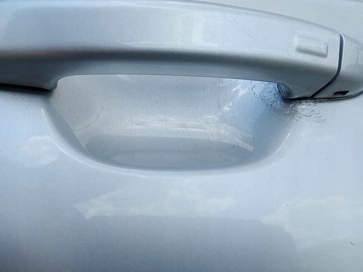 фото №11, Дверь левый зад серебристый vw passat b7 универсал la7w