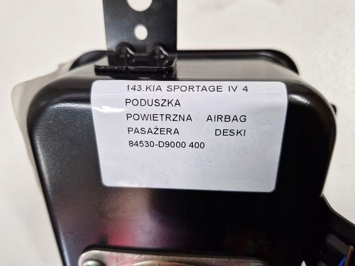 фото №8, Kia sportage iv 4 повітряна подушка подушка безпеки пасажира панелі 84530-d9000