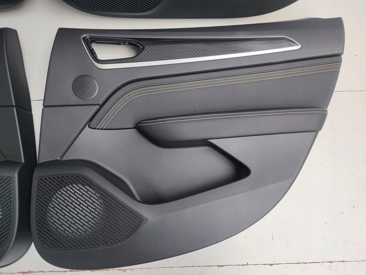 фото №11, Сиденья диван обшивки туннель пластики renault arkana rs line жёлтая золотая nić