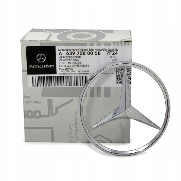 фото №1, Mercedes w639 v-kl vito емблема зад знак зірка оригінал