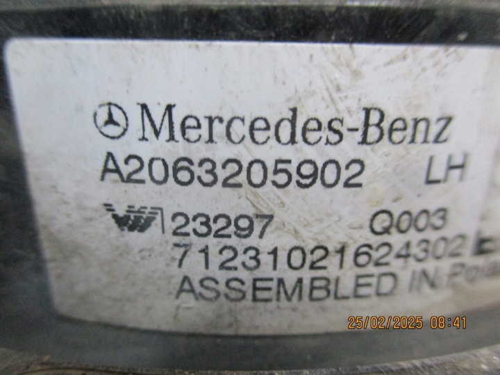 фото №12, Подушка підвіски повітряна подушка mercedes glc 2.0cdi 23r a2063205802 a2063205902