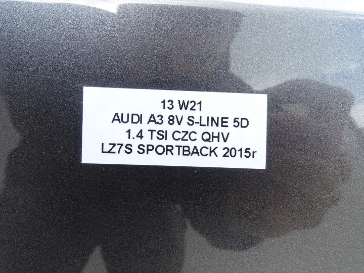 фото №15, Двери левые зад левые задние lz7s audi a3 8v рестайлинг 5d sportback 12-19r