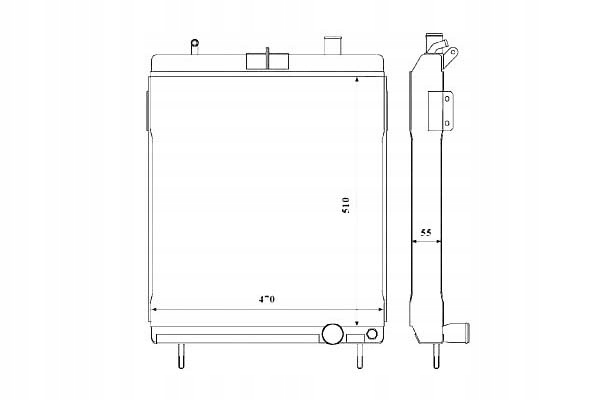фото №1, Радіаторів двигуна mercedes унімог om314.917-om353.
