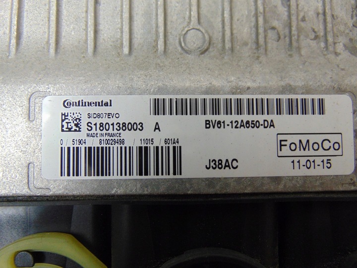 фото №7, Комп'ютер двигуна mazda 5 ii cw 2010- 1.6 tdci bv61-12a650-da