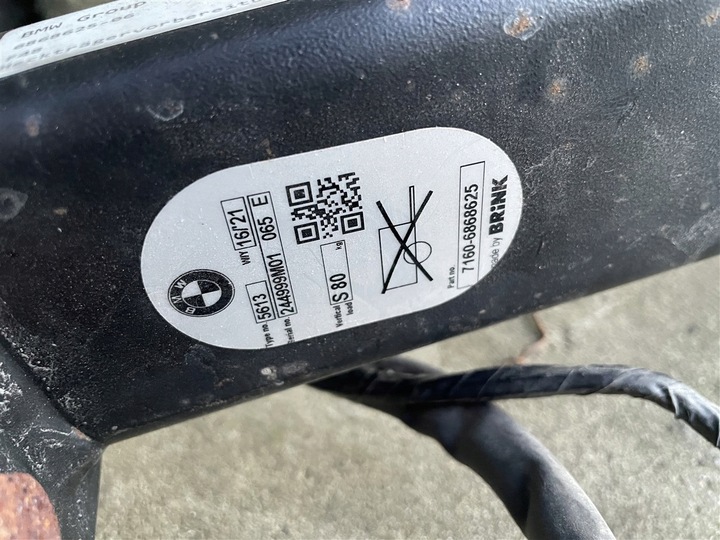 фото №10, Hak буксировочный без гидроусилителя kuli разъём 13 pin 6868625 brink bmw f48 x1 lci рестайлинг 21