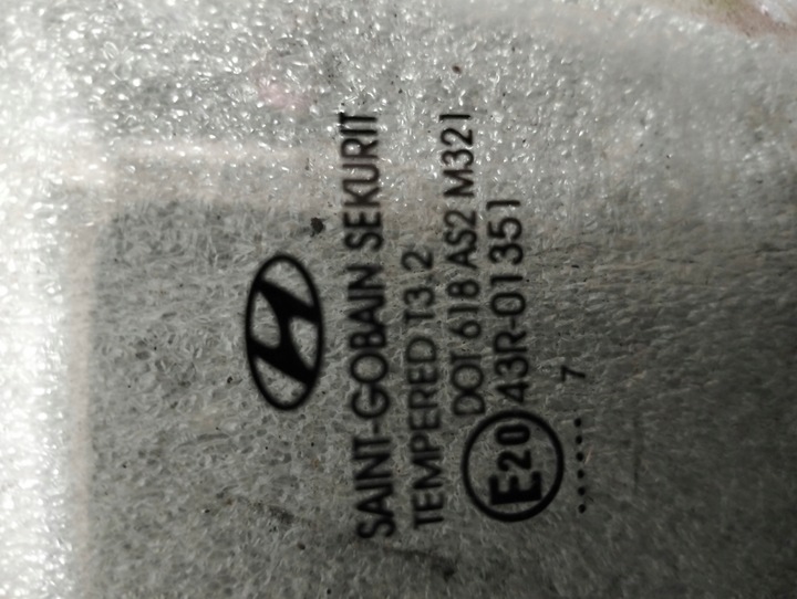 фото №2, Скло двері лівий зад hyundai i30 iii хетчбек