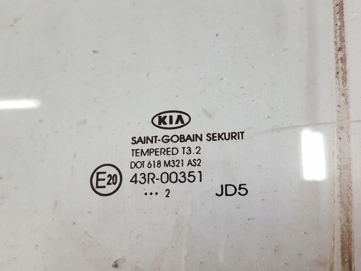 фото №2, Kia ceed 2 ii 12r hb стекло дверь левая зад