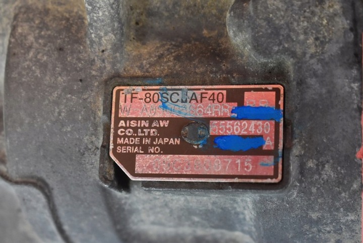 фото №6, Коробка передач коробки передач автомат 55562430a opel insignia a 2.0 cdti 160 km 08-14