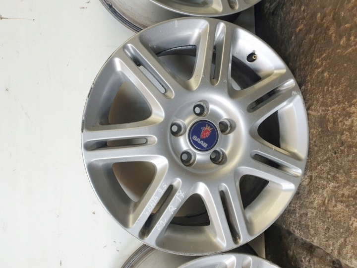 фото №10, Saab 9-5 aero i 09r диски алюмінієві 17 дюймів r17 5x110 комплект