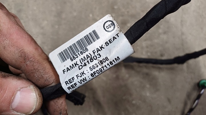 фото №3, Seat arona джгут установка двері ліва зад задня 6f0971161m