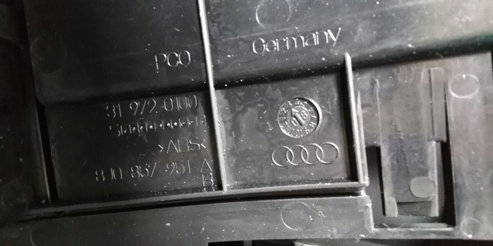 фото №14, Audi tt 8j тунель середній 2 елементи телефон 08r