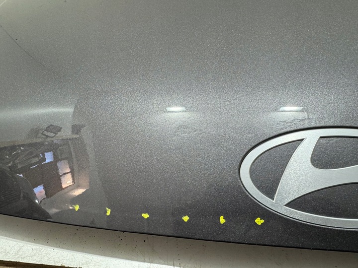 фото №11, Hyundai santa fe v 23- капот крышки двигателя оригинал!