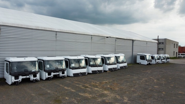 фото №16, Кабіна mercedes actros mp4 m-cab classic2.30 170mm pod камери