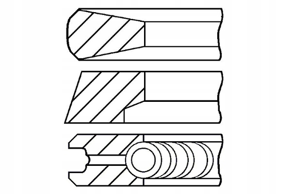 фото №2, 94.4 std 3-2-3 набор кольца поршень iveco daily ii daily iii power