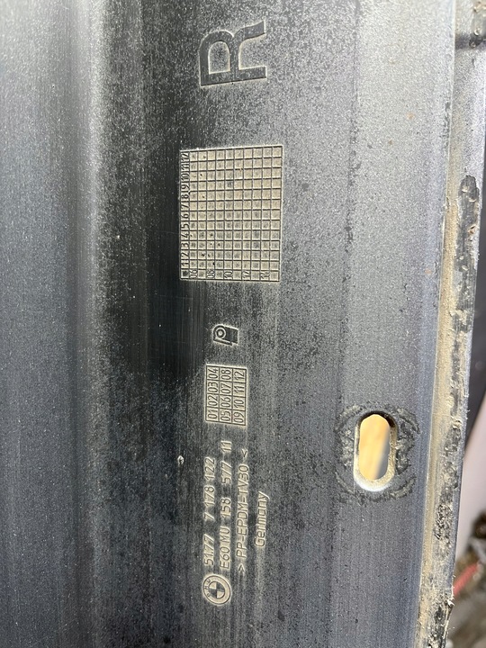 фото №11, Планка декоративна порогова накладка порога bmw e60 e61 a52/7 spacegrau права