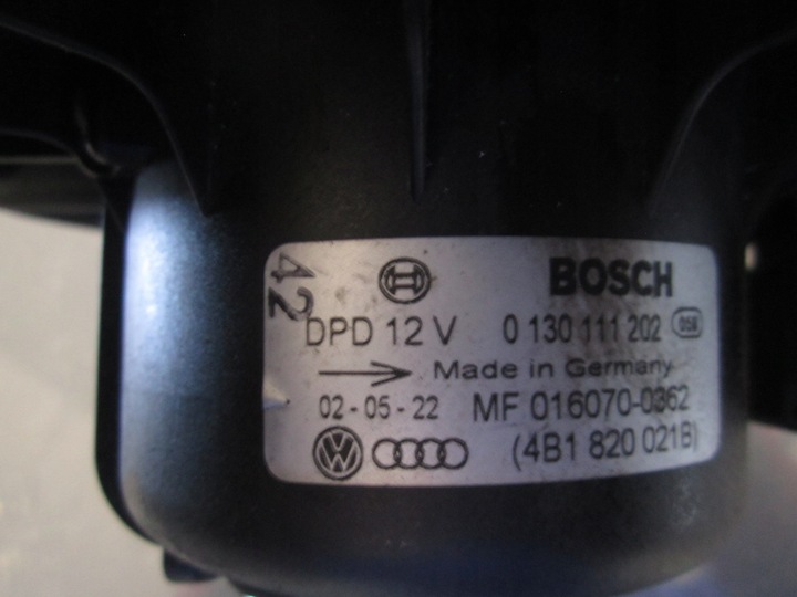 фото №2, Audi a6 c5 повітродувка вентилятор повітропровід 0130111202