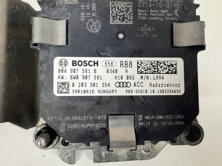 фото №4, Радар датчик acc audi q5/sq5 80a907561b