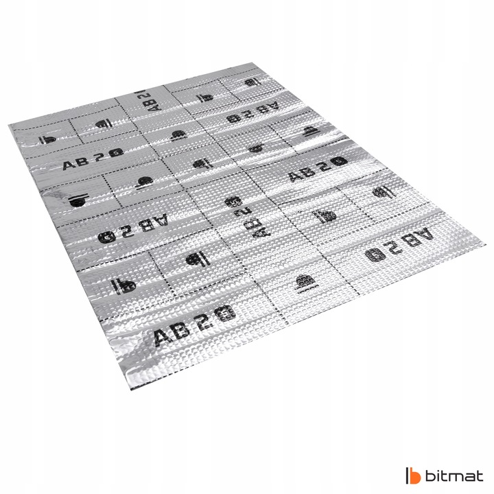 фото №11, Коврик шумопоглощающая butylowa битумная alu + butyl з klejem жёсткая