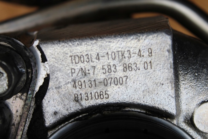 фото №8, Турбонагнетатель turbo bmw n54b30a n54 306km 535i 335i 135i 7583863 td03l4