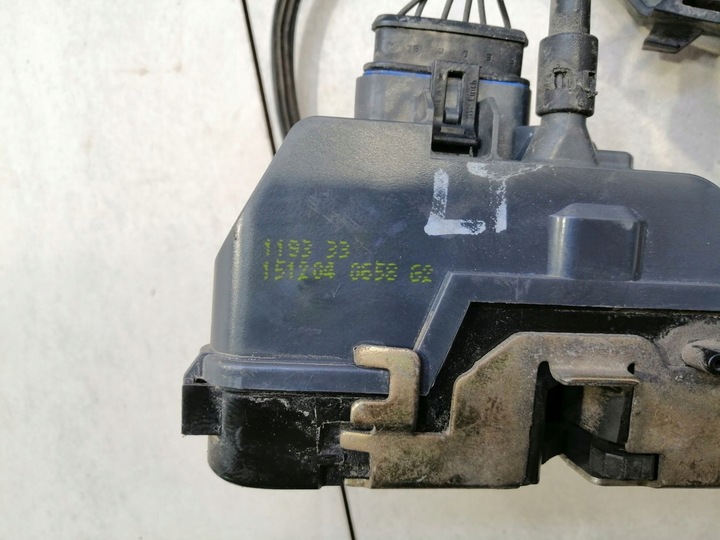 фото №9, Замок дверь ручка левый зад grand scenic i 6 pin