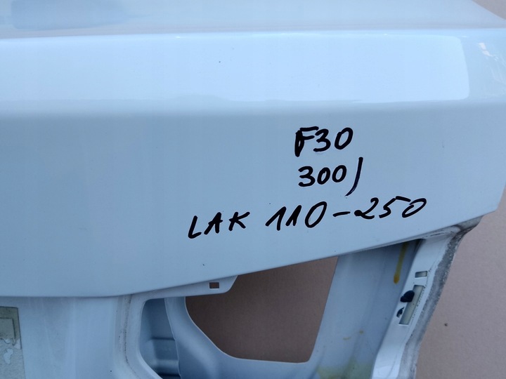 фото №11, Bmw f30 кришка альпійський білий