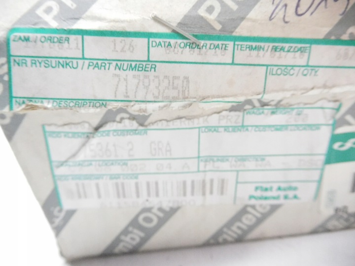 фото №13, Витратомір повітря fiat doblo оригінальний номер 71793250