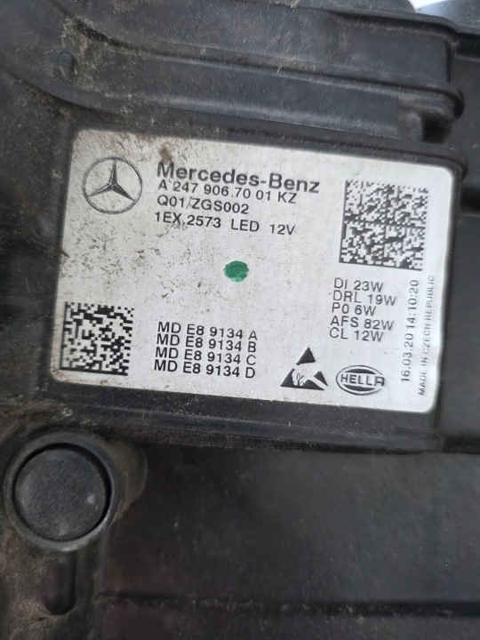 фото №10, Фара mercedes-benz правая gla w247 a2479067001kz