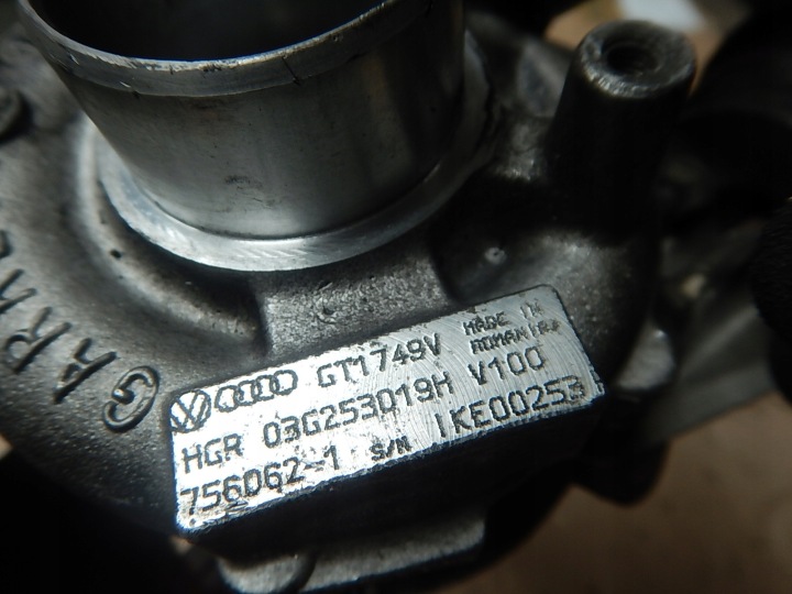фото №10, Турбокомпрессор / турбина mitsubishi grandis i 2.0 did 03g253019h