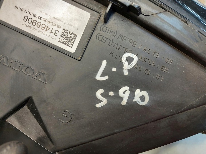 фото №7, Volvo s90 d5 sedan лампа лівий перед 31468908