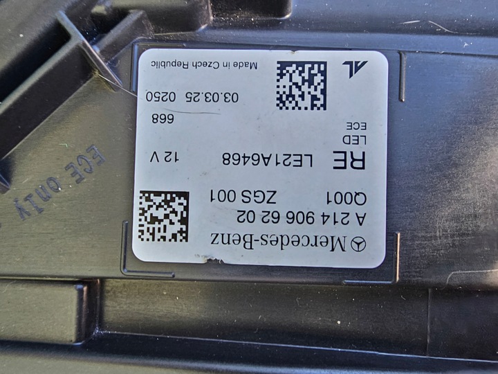 фото №11, Mercedes a2149066202 digital light гарна права передня