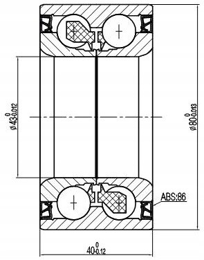 фото №5, Підшипник колеса перед citroen c4 ,c-crosser , jeep compass mk49 , набір