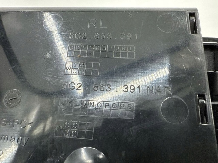 фото №9, Volkswagen golf vii 2020 з спереди бардачок панели распределительной