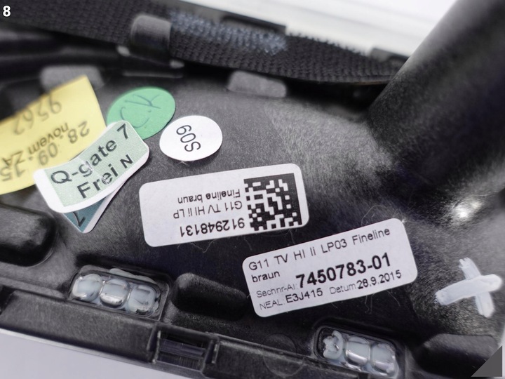 фото №9, Bmw 7 g11 g12 планка dekor fineline коричневый дверь