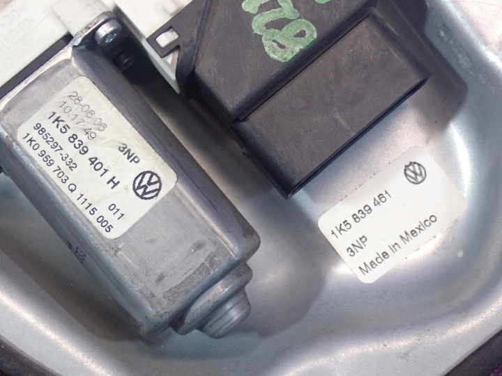 фото №5, Vw jetta v iii 1k sedan подъемник стекла зад левый 1k5839401h 1k0959703q