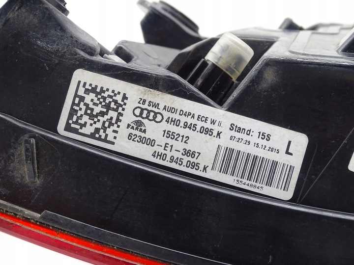 фото №8, Лампа matrix лівий зад ліва задня audi a8 s8 d4 рестайлінг 16r 4h0945095k