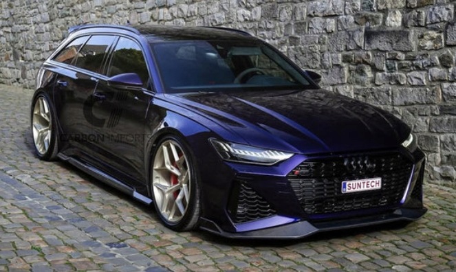 фото №11, Спойлер накладка бампер перед карбон карбон audi rs6 rs7 c8