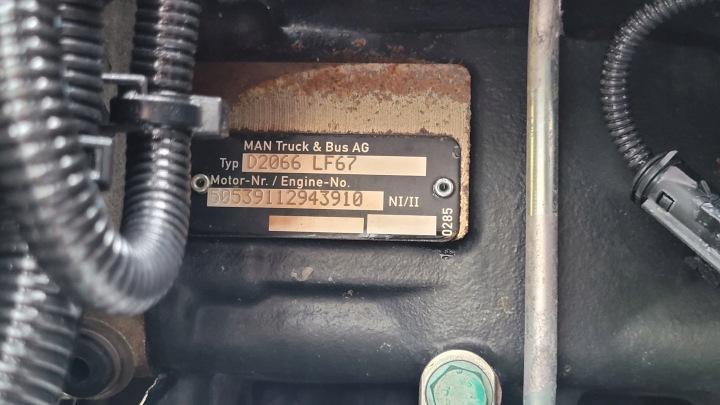 фото №6, Комплектний двигун man d2066 lf67 tgx tgs 360km 400km євро 6