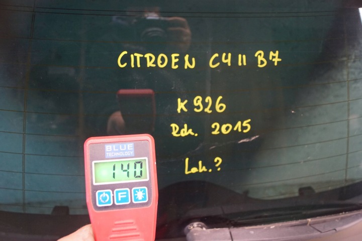 фото №14, Кришка багажника citroen c4 b7 ii рестайлінг lak kcl k926