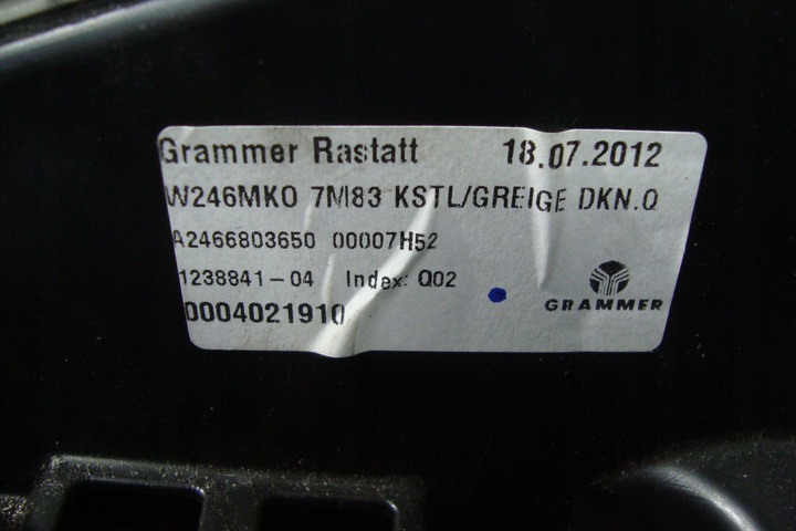 фото №11, Подлокотник туннель средний бардачок серый mercedes w246 b-klasa 11-18