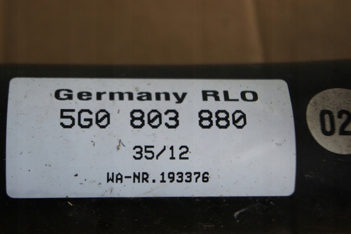 фото №10, Vw golf vii 7 hak 5g0803880 5q0907383 2012r