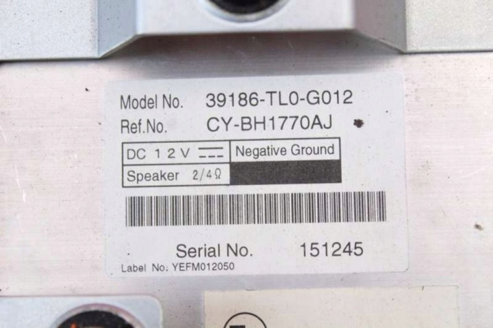 фото №10, Підсилювач радіо 39186-tl0-g012 honda accord 8 viii 07-11