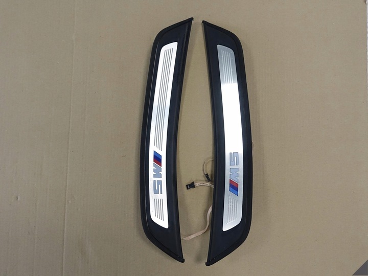 фото №1, M5 f90 g30 m-power планка порога подсвечиваемая зад