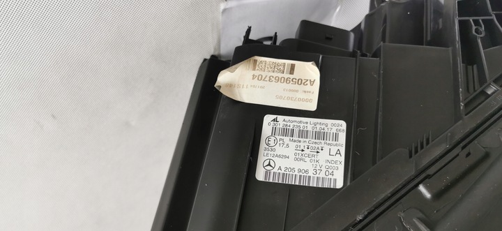 фото №7, Mercedes c 205 повний led ils лівий фара гібрид